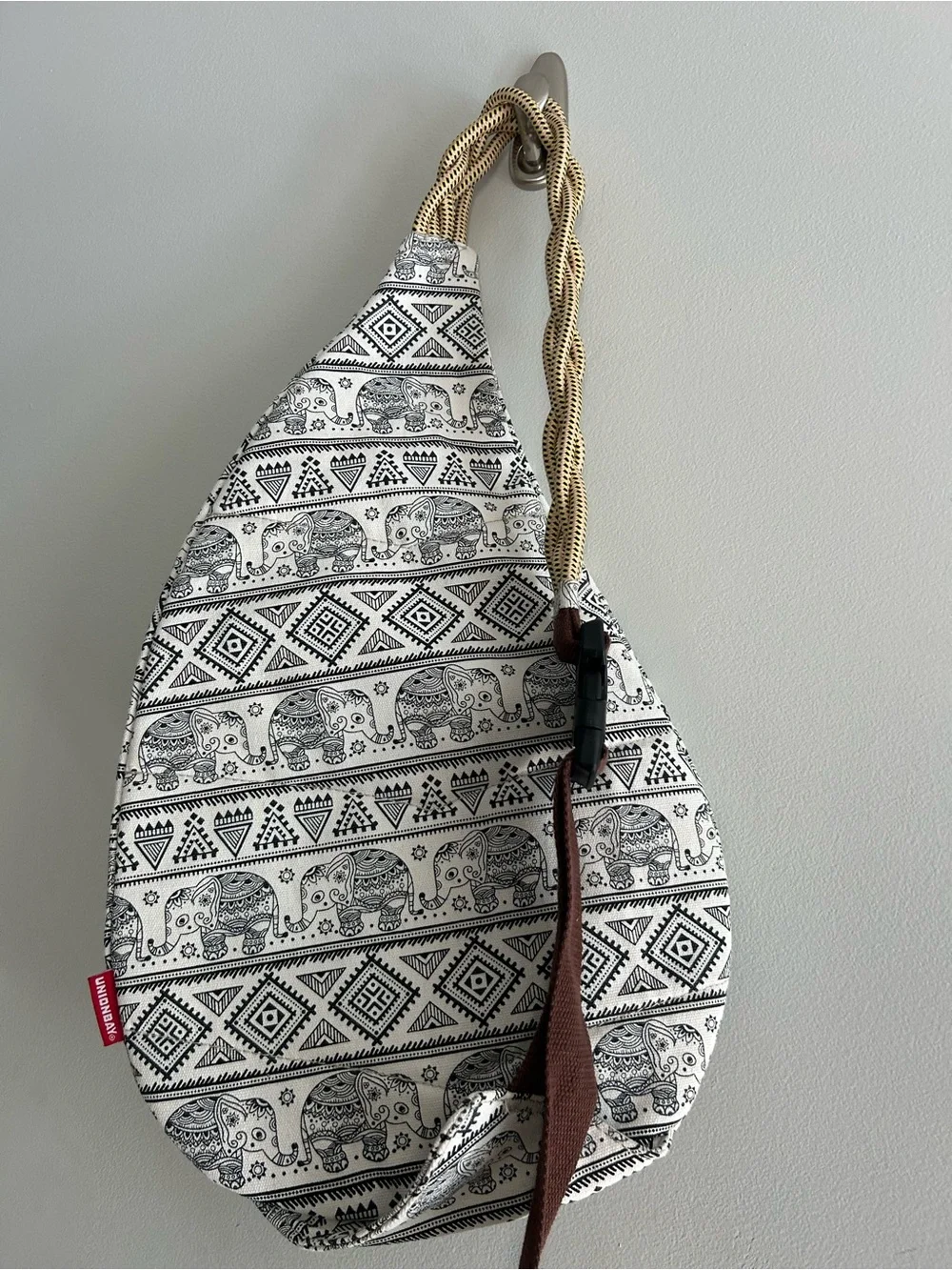 Union Bay Patterned Elephant shoulder Sling Bag